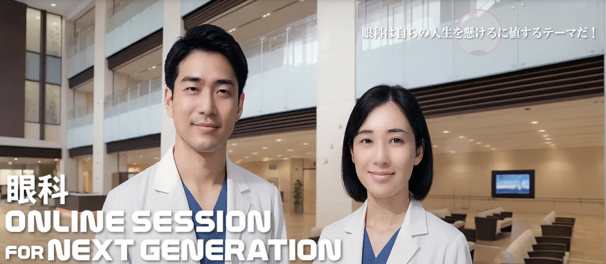 医学生・初期研修医向け「眼科ONLINE SESSION FOR NEXT GENERATION」第二期講演コンテンツ公開開始