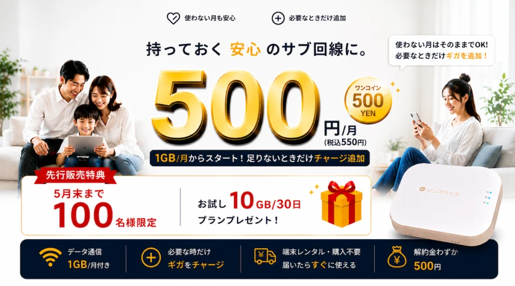 ワンコインWiFi MAYA