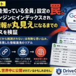 Googleドライブ 共有設定 情報漏洩