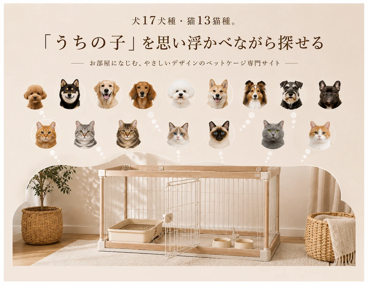 インテリアに溶け込む美しさ。ケージ専門通販サイト「Cageroom(ケージルーム)」公開
