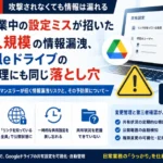 Googleドライブ 情報漏洩