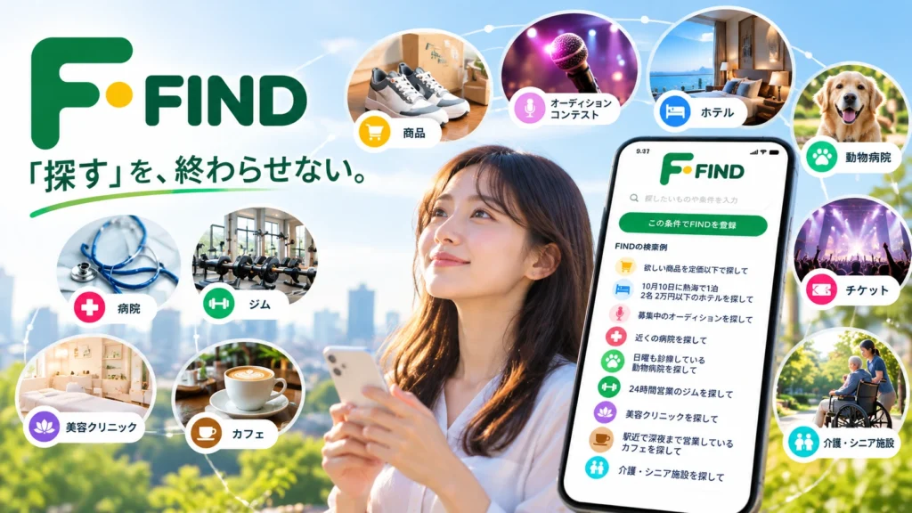 探し物 継続検索 FIND