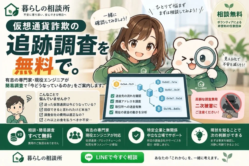 仮想通貨 詐欺 追跡調査