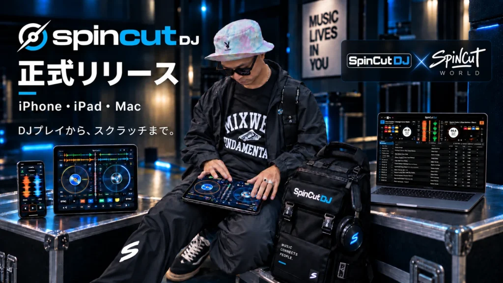 DJアプリ スクラッチ SpinCut DJ