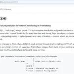 KIZASHI Prometheus 故障予兆検知